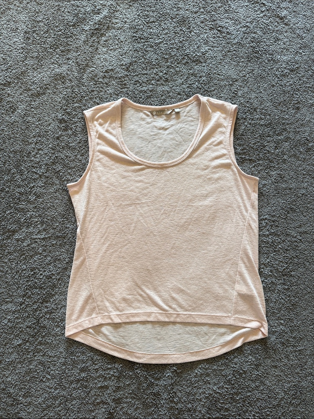 Athleta Blush Pink Scoop Neck Tank